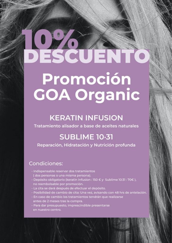Descuento Promoción GOA Organic